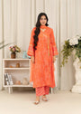 Coral orange Angrakha for Women