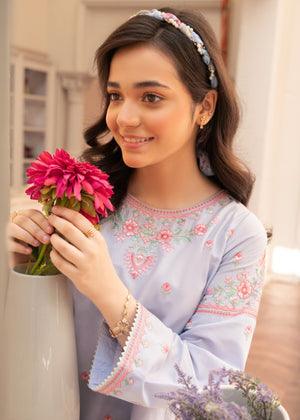 Periwinkle Kurta Set for Girl