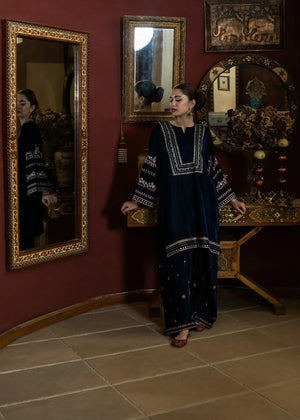 Dark blue Kurta Set for Women