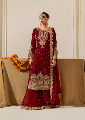Maroon Kurta Set for Women