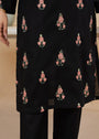 Black Kurta Set for Women