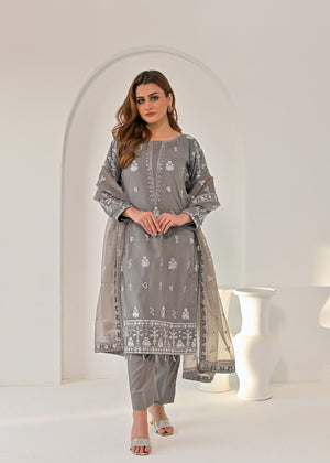 Grey Kurta Set for Women