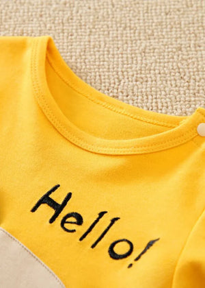 Yellow Romper for Boy Newborn
