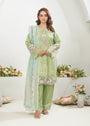 Pistachio green Kurta Set for Women