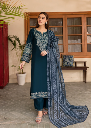 Teal Kurta Set for Women