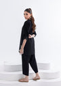 Black Kurta Set for Women