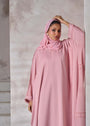 Tea rose pink Abaya for Women