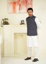 Slate grey Waistcoat for Men