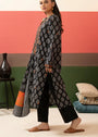 Black Kurta Set for Women