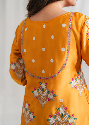 Orange Kurta Set for Women