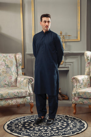 Navy blue Shalwar Kameez for Men