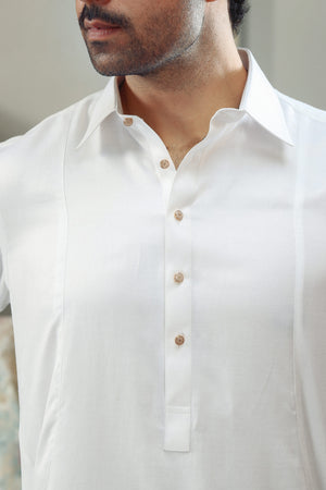 White Shalwar Kameez for Men
