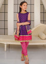 Purple heart Short Frock for Girl