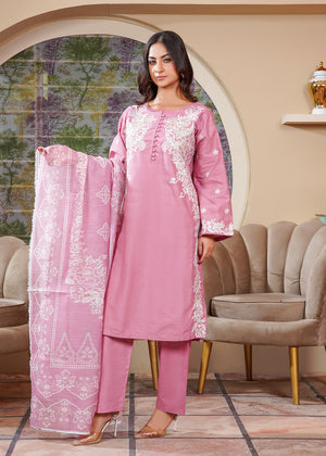 Rose pink Kurta Set for Women