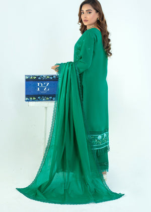 Emerald green Unstitched for Women