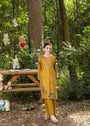 Mustard Kurta Set for Girl