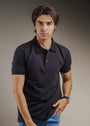 Lead black Polo Shirt for Men