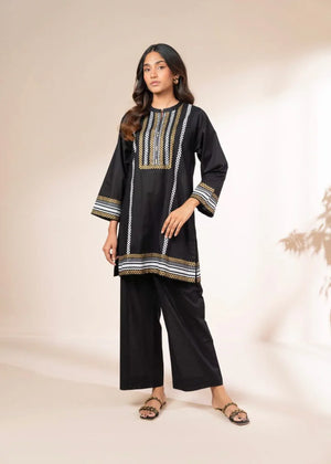 Black Kurta Set for Women
