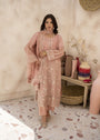 Melon pink Kurta Set for Women