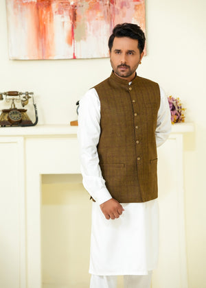 Brown Waistcoat for Men