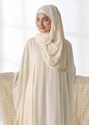 Off-white Abaya for Women