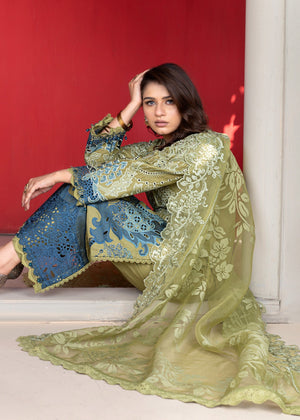 Green Kurta Set for Women