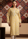 Pale yellow Kurti for Women