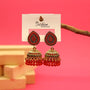 Red Earrings for Women