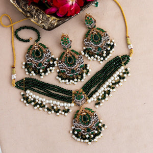 Green Choker for Women