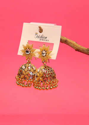 Camel brown Earrings for Women