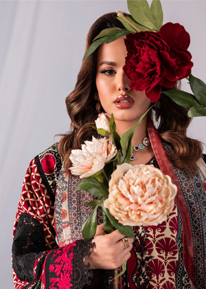 Persian red Kurta Set for Women