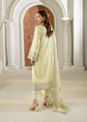 Light yellow Unstitched for Women