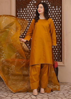 Orange Kurta Set for Women