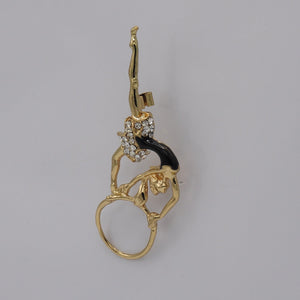 Black Brooch for Women