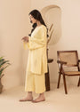 Light yellow Kurta Set for Women