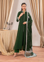 Bottle green Pishwas for Women