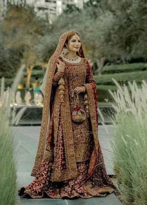 Maroon Lehenga for Women