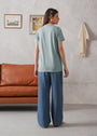 Duck egg grey T Shirt for Women