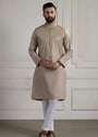 Beige Kurta for Men