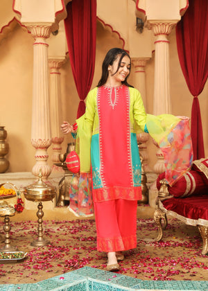 Multi Kurta Set for Girl