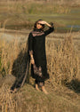 Black Kurta Set for Women