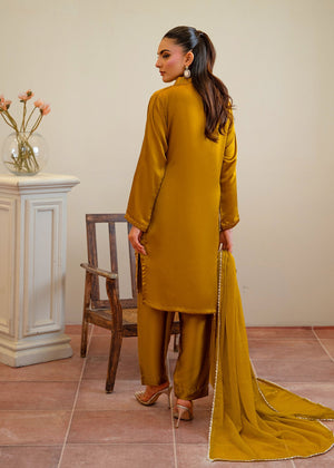 Mustard Kurta Set for Women