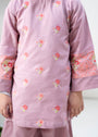 Tea rose pink Kurta Set for Girl
