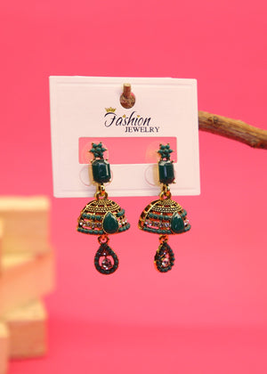 Green Earrings for Women
