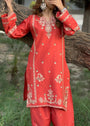 Taffy pink Kurta Set for Women