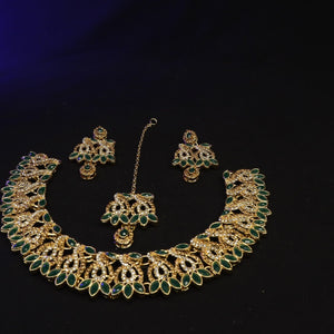 Green Jewelry Set for Women