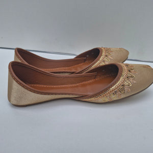 Beige Khussa for Women