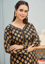 Black Kurta Set for Women