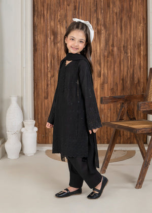Black Kurta Set for Girl