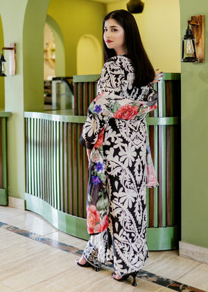 Black Kurta Set for Women
